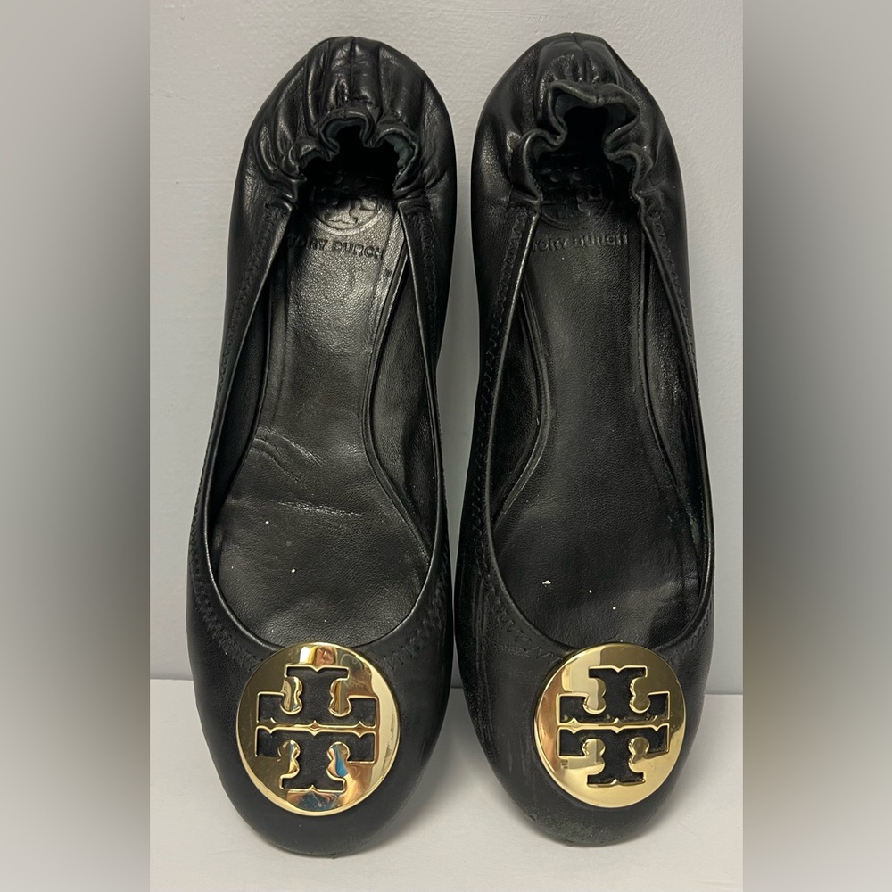 Tory Burch- Minnie Style Ballet Flats, Stretch heel, Size:8M, Pre- Owned